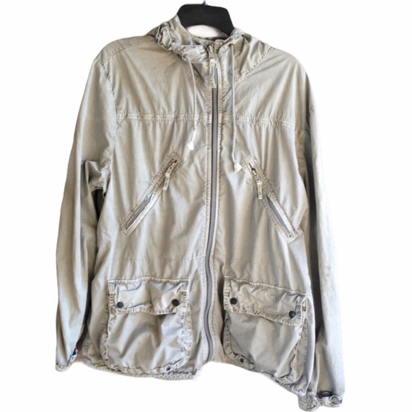 AMERICAN Eagle Military Hooded Jacket Size XLarge - Picture 1 of 9